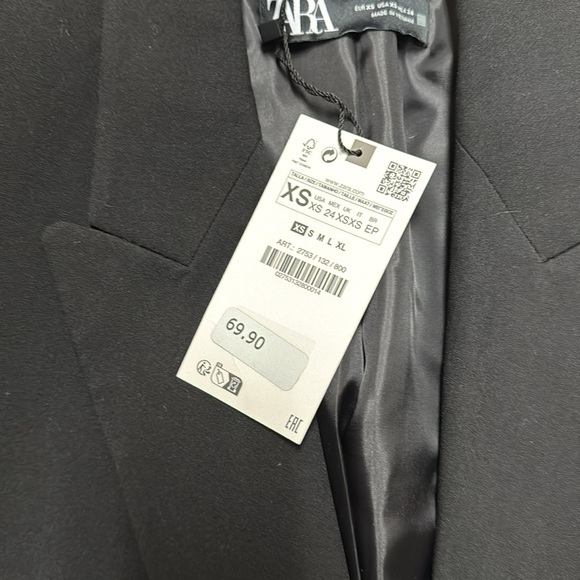 Zara women oversized blazer. XS. NWT! - Picture 2 of 6